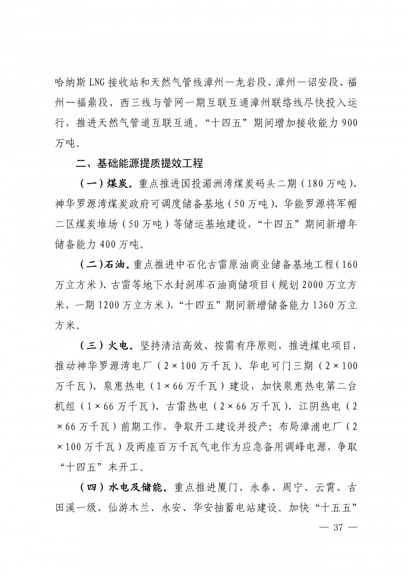 光伏新增300萬千瓦!福建省發布《“十四五”能源發展專項規劃》