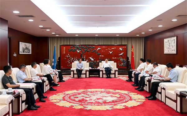 溫樞剛會(huì)見中國信達(dá)黨委書記、董事長張衛(wèi)東