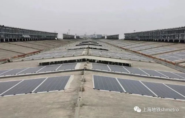 上海軌道交通三個光伏發電項目順利并網發電！