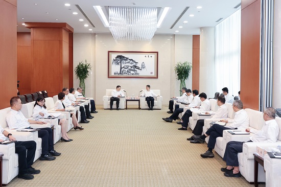 華能集團(tuán)黨組書記、董事長溫樞剛會見山西省委常委、太原市委書記韋韜