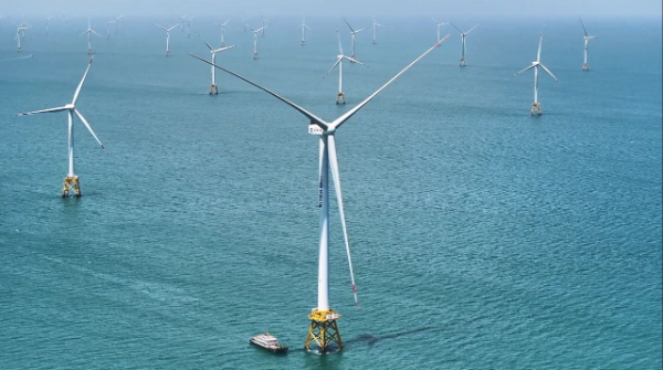 38.41萬千瓦時！全球首臺16兆瓦海上風機創(chuàng)單機日發(fā)電量新紀錄
