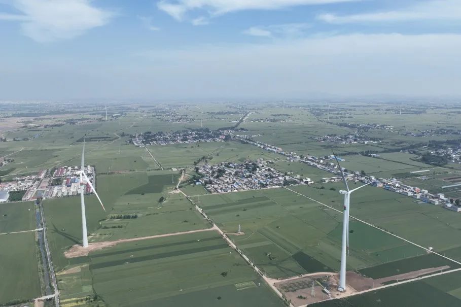 中國電力中平新能源寶豐100MW風(fēng)電項目全容量
